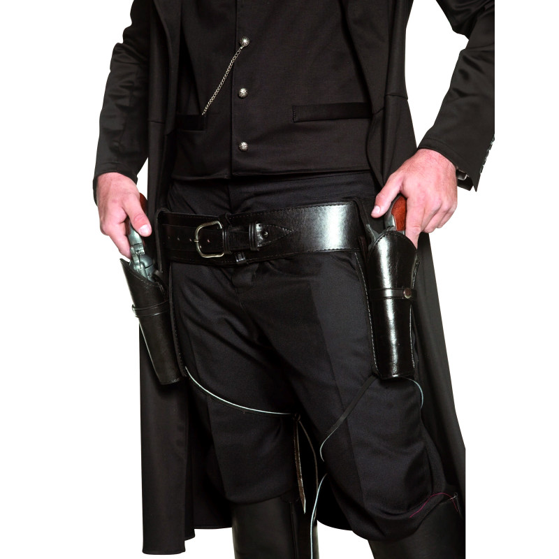 Ceinture de cowboy avec deux √©tuis adulte  