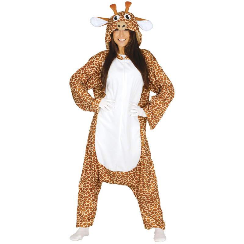 D√©guisement combinaison girafe adulte  
