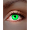 Lentilles fantaisie UV vert adulte 1 mois  