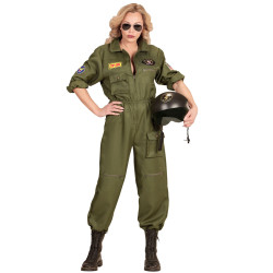 D√©guisement pilote de combat femme  