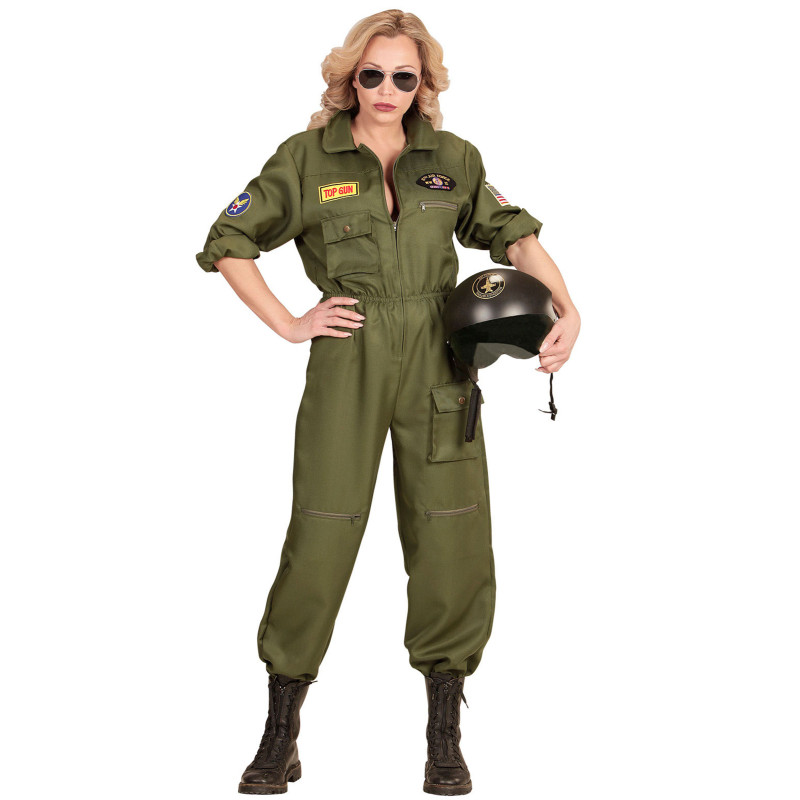 D√©guisement pilote de combat femme  