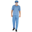 Déguisement de Chirurgien homme bleu - Costume médecin homme chirurgie The Duck