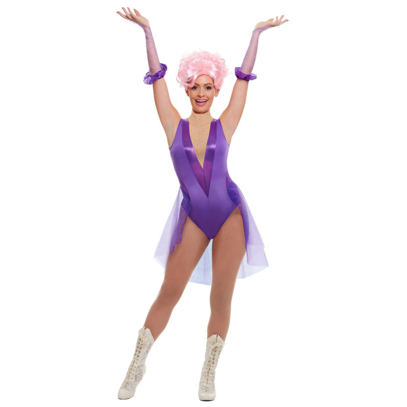 D√©guisement trap√©ziste de cirque violet femme  