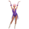 D√©guisement trap√©ziste de cirque violet femme  