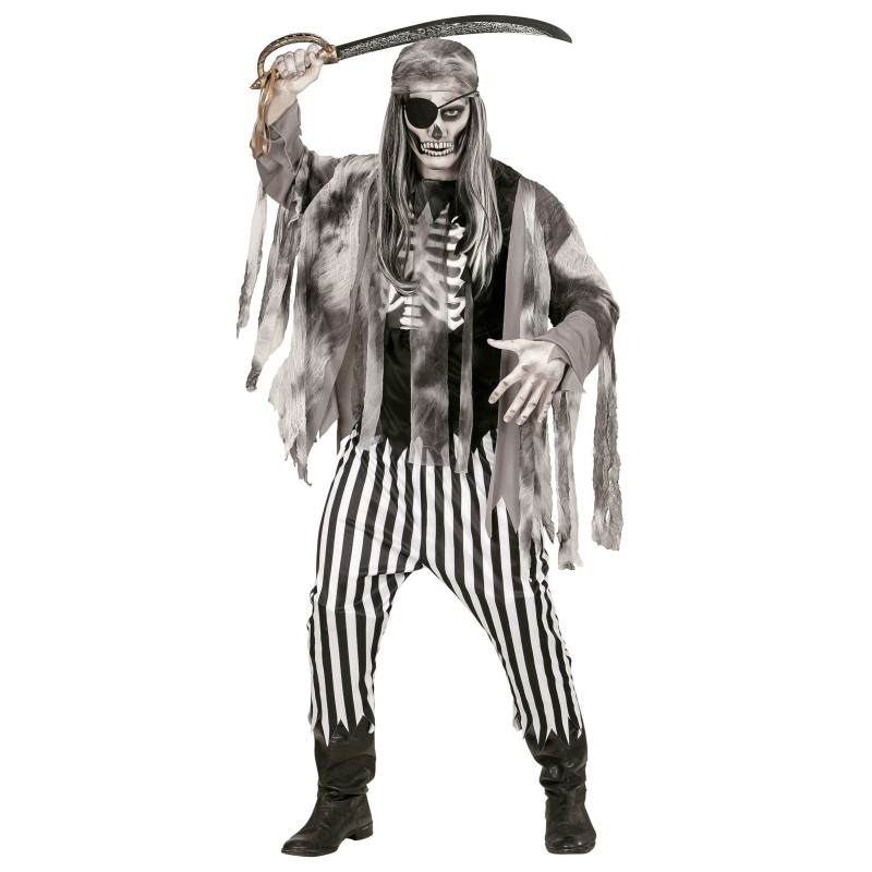 D√©guisement pirate squelette fant√¥me homme  