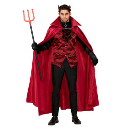D√©guisement comte diabolique rouge homme  