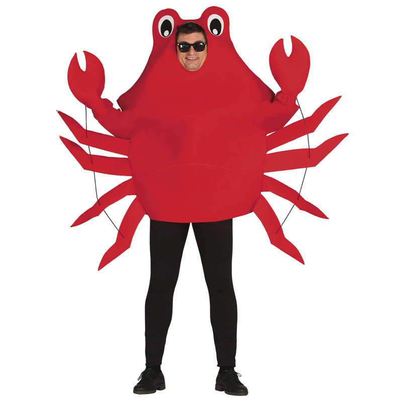 D√©guisement crabe rouge adulte  