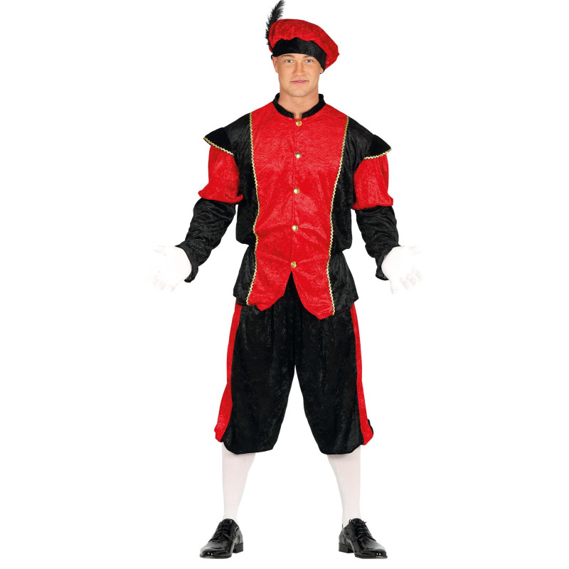 D√©guisement P√®re fouettard rouge adulte  