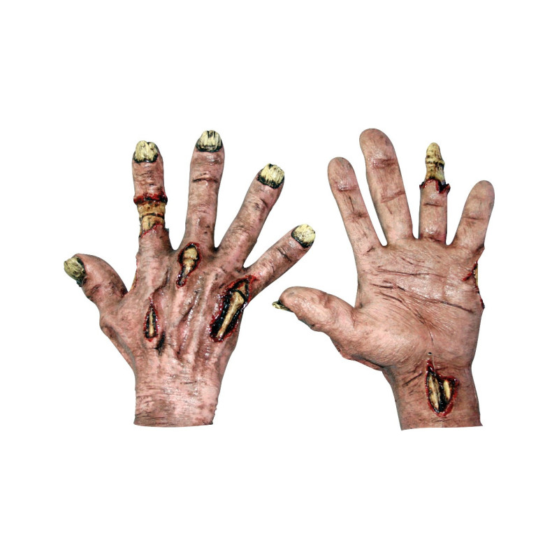 Gants zombie adulte Halloween  