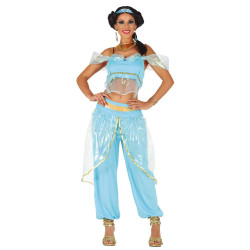 D√©guisement princesse orientale bleu femme  