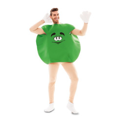 D√©guisement de bonbon vert adulte  