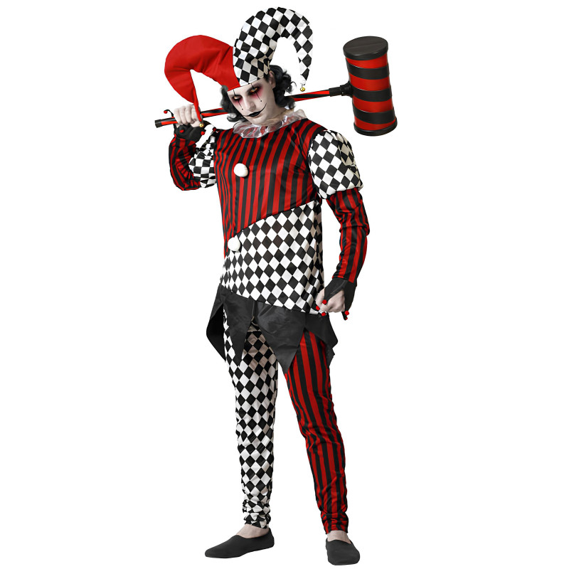 D√©guisement Arlequin effrayant homme  