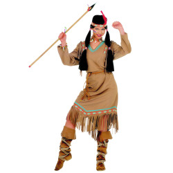 D√©guisement indienne manches longues femme  
