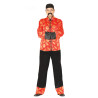 D√©guisement chinois rouge et dor√© homme  