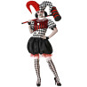 D√©guisement Arlequin effrayant femme  