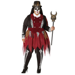 D√©guisement sorci√®re vaudou femme grande taille  