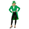 Veste queue de pie verte St Patrick femme  