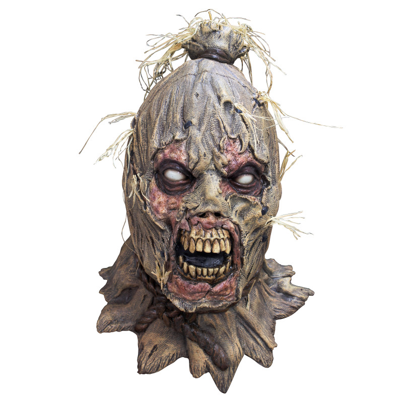 Masque int√©gral zombie √©pouvantail adulte  