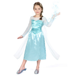 D√©guisement classique Elsa la reine des neiges fille  