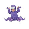 D√©guisement combinaison avec capuche poulpe violet b√©b√©  