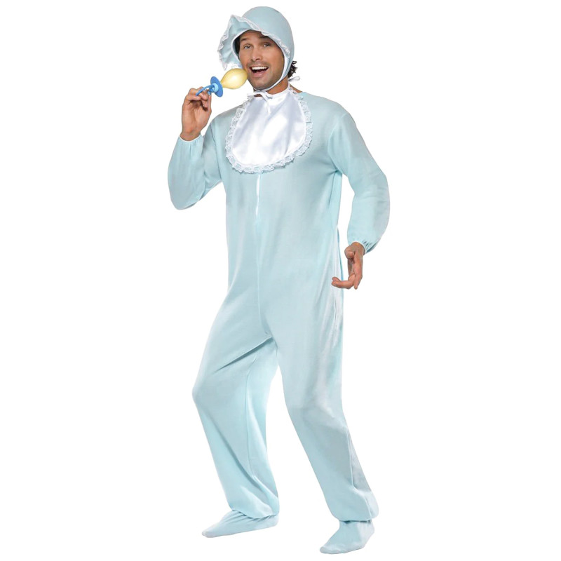 D√©guisement b√©b√© bleu clair homme  