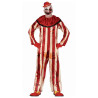 D√©guisement clown terrifiant rouge et blanc adolescent  