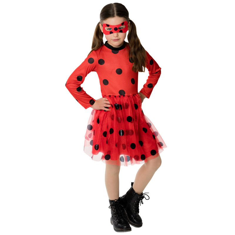D√©guisement robe avec jupon Ladybug Miraculous  