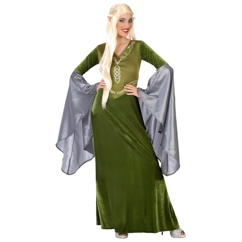 D√©guisement elfe vert femme  