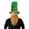 Chapeau Vert Barbe Rousse Saint patrick - Déguisement Saint Patrick Adulte The Duck