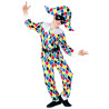 D√©guisement arlequin multicolore enfant  
