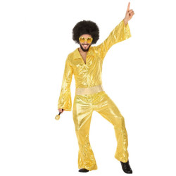D√©guisement disco dor√© homme  