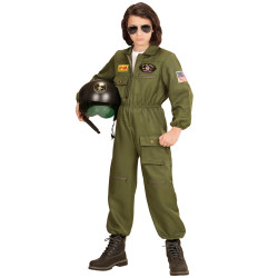 D√©guisement pilote de combat gar√ßon  