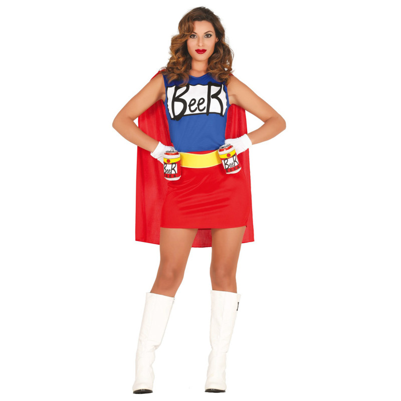 D√©guisement humoristique Beerwoman femme  