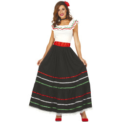 D√©guisement mexicaine longue femme  
