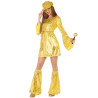 D√©guisement disco dor√© femme  