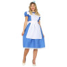 D√©guisement princesse merveilleuse bleue femme  