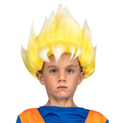 Perruque Super Saiyan Goku Dragon Ball enfant  