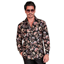 Chemise t√™tes de mort homme  