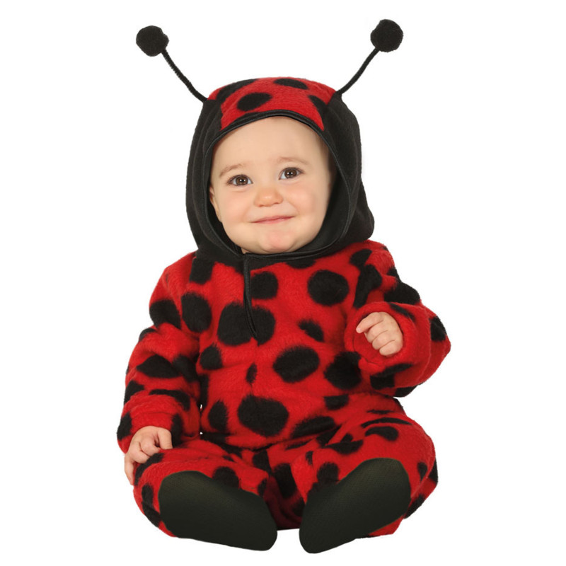 D√©guisement combinaison avec capuche coccinelle b√©b√©  