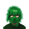 Masque de cr√©ature de No√´l verte grincheuse adulte  