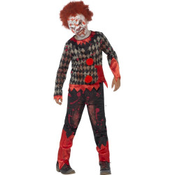 D√©guisement zombie clown enfant Halloween  