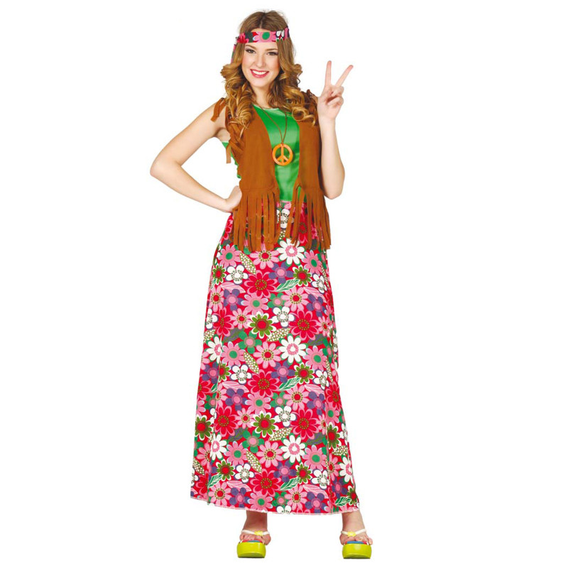D√©guisement happy hippie femme  