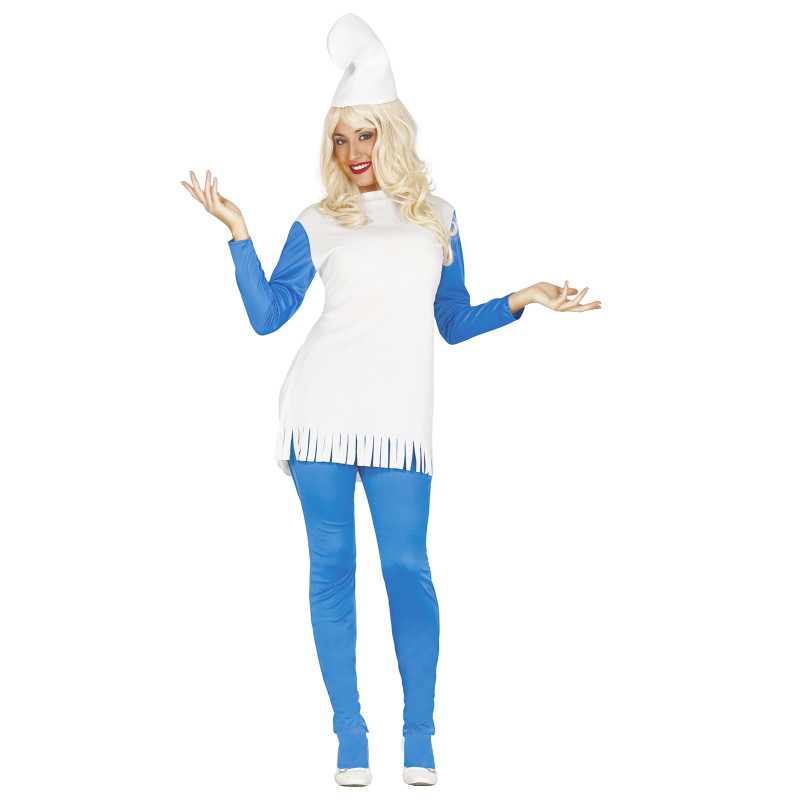 D√©guisement robe nain bleu femme  