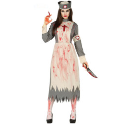 D√©guisement infirmi√®re r√©tro zombie femme  