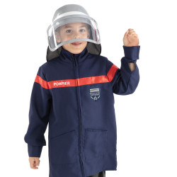 Set pompier veste et casque enfant  
