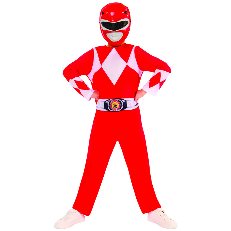 D√©guisement Power Ranger rouge classique enfant  