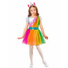 D√©guisement licorne arc-en-ciel fille  