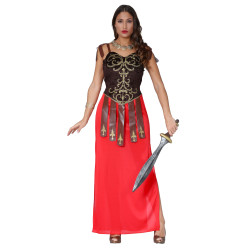 D√©guisement robe longue guerri√®re femme  