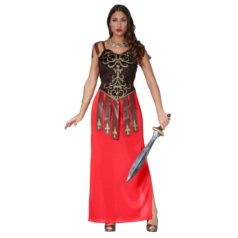 D√©guisement robe longue guerri√®re femme  