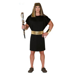 D√©guisement pharaon noir et dor√© homme  